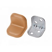 Уголок мебельный с пластиковой накладкой 24х24х25х1,2 мм, вишневый, 18712 /10/ Уголок мебельный с пластиковой накладкой 24х24х25х1,2 мм, вишневый, 18712 /10/