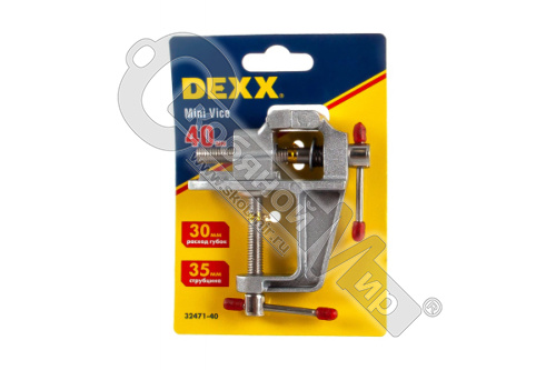 32471-40 Настольные мини-тиски DEXX 40 мм