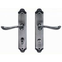 Ручка на дл.планке,фиксатор,ACANTO BL. SILVER (OL),черненое серебро Ручка на дл.планке,фиксатор,ACANTO BL. SILVER (OL),черненое серебро