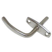 Ручка оконная РО-8 б/мех. никель/ручка Р1 к завертке ЗР2-1Б) Ручка оконная РО-8 б/мех. никель/ручка Р1 к завертке ЗР2-1Б)