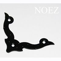 Уголок декоративный прямой 110х110 мм УДП 110-S НОЭЗ черный матовый 1шт/уп Уголок декоративный прямой 110х110 мм УДП 110-S НОЭЗ черный матовый 1шт/уп