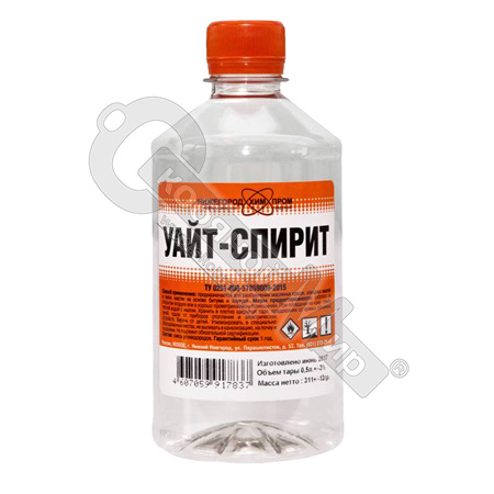 Уайт-спирит НГХПром, тех.бутылка (0,5 л) Уайт-спирит НГХПром, тех.бутылка (0,5 л)