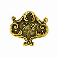 Декоративная табличка "WC" 8,5х8,5см,лат.полирован.00393 STILARS Декоративная табличка "WC" 8,5х8,5см,лат.полирован.00393 STILARS