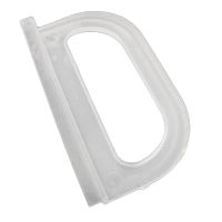 Ручка для москитной сетки большая овал прозрачная Либера10шт Ручка для москитной сетки большая овал прозрачная Либера10шт