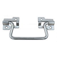 Ручка откидная 155х77 мм на планках 44х50 мм, модиф. № 2, хром, Домарт Ручка откидная 155х77 мм на планках 44х50 мм, модиф. № 2, хром, Домарт