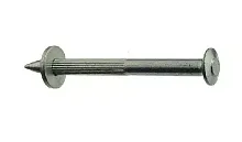 Дюбель-гвоздь с насаженной шайбой, металл 4,5х50 /100/ Дюбель-гвоздь с насаженной шайбой, металл 4,5х50 /100/