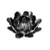 Цветок штампованный 35х16х3 мм 19-3407  Цветок штампованный 35х16х3 мм 19-3407