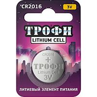 Батарейка Трофи CR2016-1BL/ Б0003648