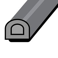 Уплотнитель SD-54 12х10 мм, серый, 50 м (6 шт./уп.) Уплотнитель SD-54 12х10 мм, серый, 50 м (6 шт./уп.)