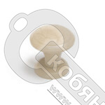 Ручка-кнопка МУ пластмассовая d=52 мм, бежевый, 00008529 фото 2 Ручка-кнопка МУ пластмассовая d=52 мм, бежевый, 00008529 фото 2