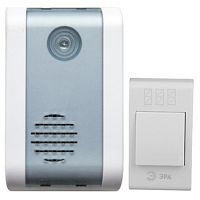 Звонок беспроводной С31 синий с белой кнопкой, 32 мелодии, ЭРА, Б0018494 Звонок беспроводной С31 синий с белой кнопкой, 32 мелодии, ЭРА, Б0018494