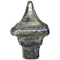 Наконечник кованый 57х38 мм кв16 мм 13.218.01  Наконечник кованый 57х38 мм кв16 мм 13.218.01