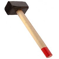 Кувалда 3000 г, кованая головка, деревянная рукоятка, Россия, 10953 Кувалда 3000 г, кованая головка, деревянная рукоятка, Россия, 10953