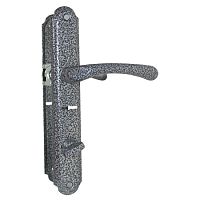 Ручка на планке РДП1-006/В-42С- АС-Л антик сереб.лев с верт. /15/