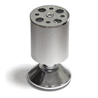 Опора мебельная регулируемая 50х100 мм, А101, матовый хром /100/, 12149*** Опора мебельная регулируемая 50х100 мм, А101, матовый хром /100/, 12149***