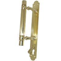 Ручка парадная РД-4С, латунь ,левая со скошен.стойками (шторка) Ручка парадная РД-4С, латунь ,левая со скошен.стойками (шторка)