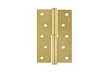 Петля сталь 750-5"-FHP-ЕСО-STD (матовое золото) левая (120х80х2,5) Петля сталь 750-5"-FHP-ЕСО-STD (матовое золото) левая (120х80х2,5)