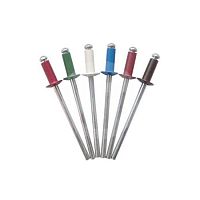 Заклепка вытяжная комбинированая. Алюминий-сталь RAL3005. 4,0х10 (вино-красный) /1000/ Заклепка вытяжная комбинированая. Алюминий-сталь RAL3005. 4,0х10 (вино-красный) /1000/