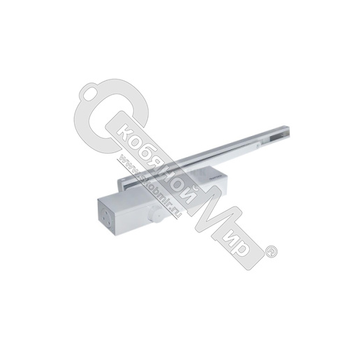 Доводчик DOORLOCK DL300S BC EN3-5 (40-125 кг), скольз. тяг,тормоз октрыв.мороз до -35,  белый 75556