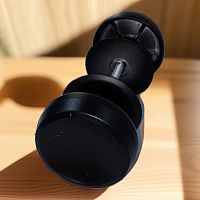 Ручка-кнопка РК -1 черная матовая (30) Ручка-кнопка РК -1 черная матовая (30)