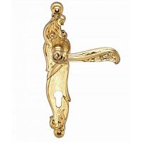Ручка на дл.планке,под ключ. цилиндр RIZO S. GOLD (CL),матовое золото Ручка на дл.планке,под ключ. цилиндр RIZO S. GOLD (CL),матовое золото