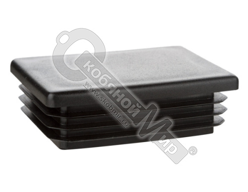 Заглушка пластиковая 120х60 черная Заглушка пластиковая 120х60 черная