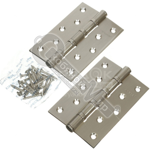 Петля правая 120х80 -В-Steel NIS- R Апекс, матовый никель 00013720