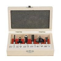 Фрезы по дереву, 8 мм (6 шт.), F00758,  36568 Фрезы по дереву, 8 мм (6 шт.), F00758,  36568