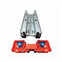 Направляющие шариковые 500 мм, с доводчиком CS, полного выдвижения, скрытого типа Clip-on, 115501 Направляющие шариковые 500 мм, с доводчиком CS, полного выдвижения, скрытого типа Clip-on, 115501