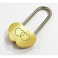 Замок навесной сердечко 50мм 0413381KL-2*** Замок навесной сердечко 50мм 0413381KL-2***