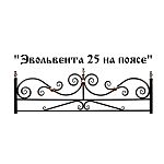 Ограда Эвольвента 25 на поясе Высота ограждения 750 мм цена за пог. метр Ограда Эвольвента 25 на поясе Высота ограждения 750 мм цена за пог. метр