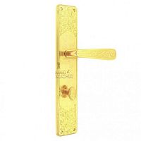 Ручка на планке с фиксат ММ3200.WC 96.07 PHERKAD цвет:золото 24К (напыление) Ручка на планке с фиксат ММ3200.WC 96.07 PHERKAD цвет:золото 24К (напыление)