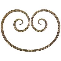 Завиток 340х250 мм битая грань квадрат 10 284 Иран Завиток 340х250 мм битая грань квадрат 10 284 Иран