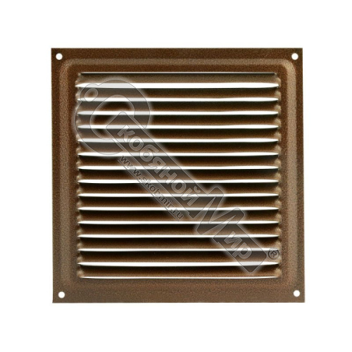 Решетка вентиляционная 150х150 мм, старая медь,  2122