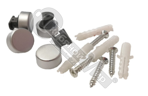 Держатели для зеркал Т-100, матовый хром (компл. 4 шт.),  106204 