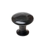 Ручка-кнопка Б пластмассовая d=60 мм, черная, 00008517 Ручка-кнопка Б пластмассовая d=60 мм, черная, 00008517