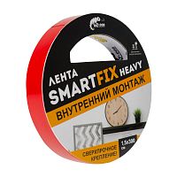 Сверхсильная лента для внутреннего монтажа 1,5 х 300 см,SmartFix HEAVY, прозрачная Сверхсильная лента для внутреннего монтажа 1,5 х 300 см,SmartFix HEAVY, прозрачная