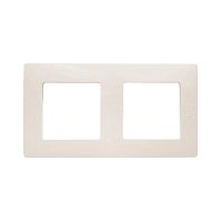 Рамка на 2 поста, слоновая кость, Эра12, 12-5002-02 Рамка на 2 поста, слоновая кость, Эра12, 12-5002-02