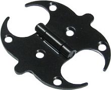 Петля накладная мебельная НОЭЗ ПНМ-75-SL черный матовый 30680 Петля накладная мебельная НОЭЗ ПНМ-75-SL черный матовый 30680