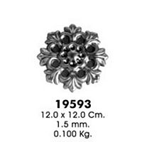 Накладка штампованная 120х120х1,5 мм 19593 Накладка штампованная 120х120х1,5 мм 19593