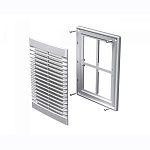 Решетка вентиляционная разборная 180х250 мм, с сеткой, белая, МВ 126с Решетка вентиляционная разборная 180х250 мм, с сеткой, белая, МВ 126с