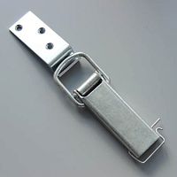 Замок-защелка накидной 1-1 ГОСТ 16561, L=110 мм со стопорной вилкой и крючком, цинк /50/ Замок-защелка накидной 1-1 ГОСТ 16561, L=110 мм со стопорной вилкой и крючком, цинк /50/