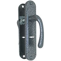 Ручка на планке РДП 2-006-С65-АС- антик серебро,сувальд. /15/***