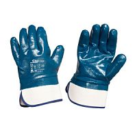 Перчатки нитриловые (манжет крага), 12422 Перчатки нитриловые (манжет крага), 12422