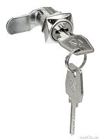 Замок почтовый (0802) d=20 мм поворот 180°, ригель изогнут на 5 мм Lпол.=45 мм, 2 ключа, 0064 Замок почтовый (0802) d=20 мм поворот 180°, ригель изогнут на 5 мм Lпол.=45 мм, 2 ключа, 0064