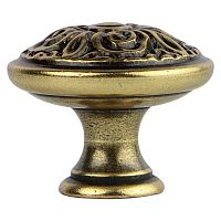 Ручка кнопка классика античная бронза, 15.352.01.12 Ручка кнопка классика античная бронза, 15.352.01.12