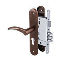 Замок врезной ЗВ-4 класс 2 с ручками РФ1-1-55 ГОСТ5089-2033 черный матовый Замок врезной ЗВ-4 класс 2 с ручками РФ1-1-55 ГОСТ5089-2033 черный матовый