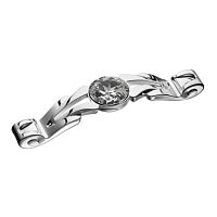 Ручка скоба с кристаллами Swarovski 96 мм глянцевый хром, 15.166.96.SWA.07 Ручка скоба с кристаллами Swarovski 96 мм глянцевый хром, 15.166.96.SWA.07