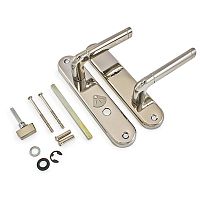 Комплект ручек на планке /Комплект накладок/ РФ66-022Л/125.У4 Ч.жемчуг 70149  Комплект ручек на планке /Комплект накладок/ РФ66-022Л/125.У4 Ч.жемчуг 70149