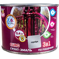 Грунт-эмаль по ржавчине 3 в 1 OLECOLOR, серебро (0,9 кг) (Под заказ ) Грунт-эмаль по ржавчине 3 в 1 OLECOLOR, серебро (0,9 кг) (Под заказ )